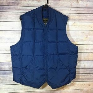 Eddie Bauer Women's Quilted Goose Down Vest Blue